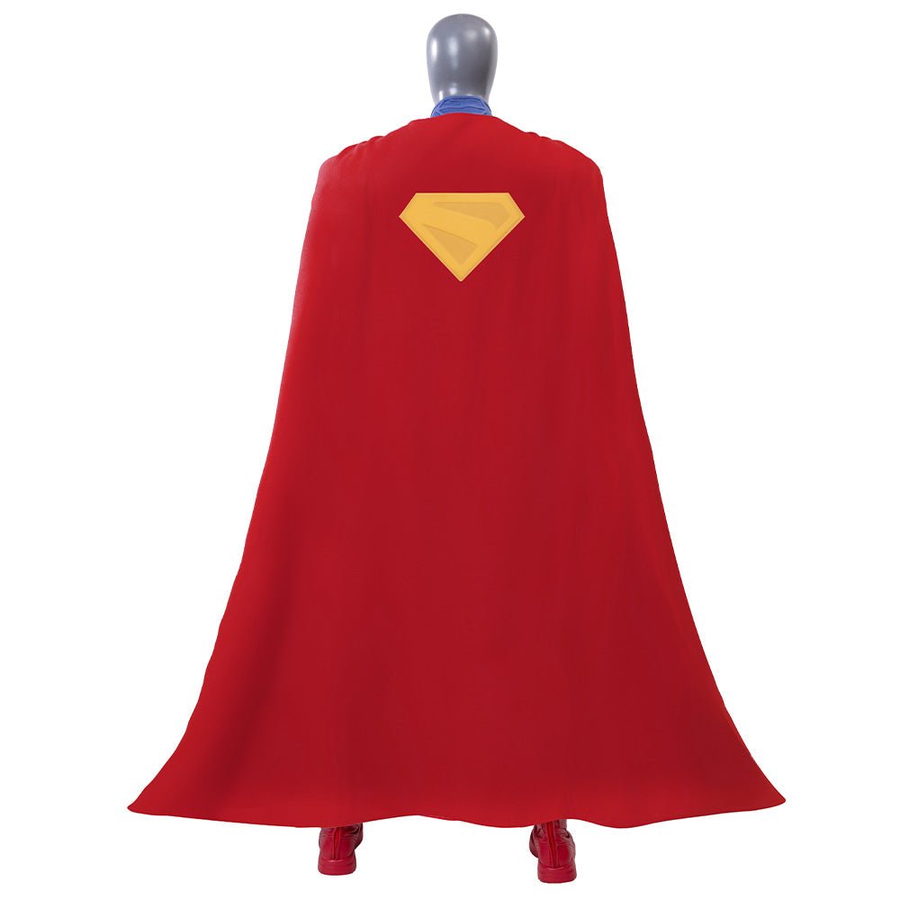 Authentic Superman Costume - Clark Kent Full - Body Suit for Halloween Cosplay - Coscosmos