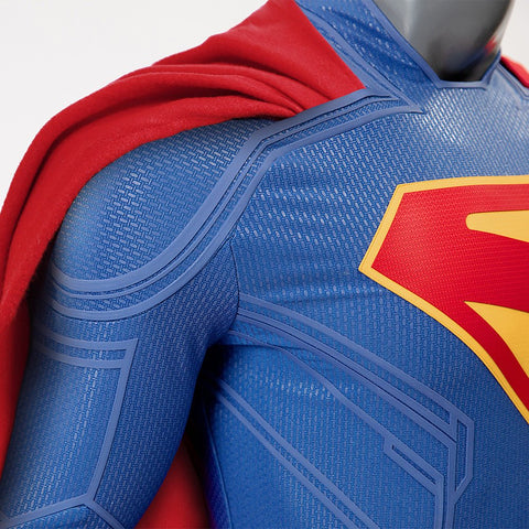 Authentic Superman Costume - Clark Kent Full - Body Suit for Halloween Cosplay - Coscosmos