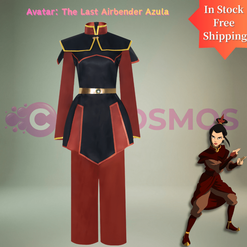 Avatar: The Last Airbender Azula Cosplay Costume Full Set - Fire Nation Princess Outfit - Coscosmos