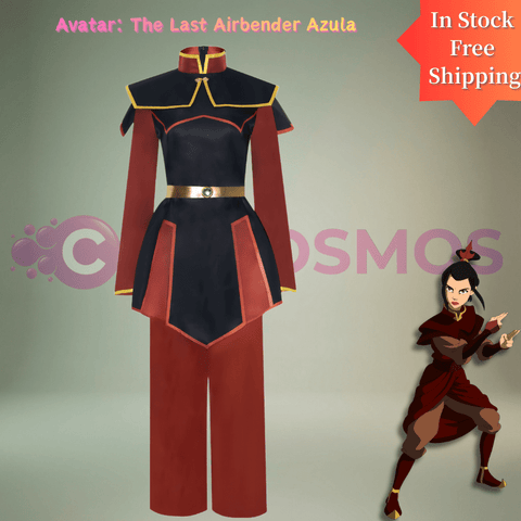 Avatar: The Last Airbender Azula Cosplay Costume Full Set - Fire Nation Princess Outfit - Coscosmos