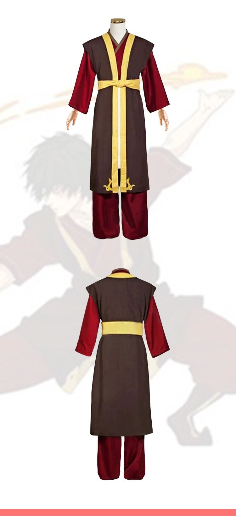 Avatar: The Last Airbender Cosplay Costume - Full Set Collection of Aang, Zuko, Katara, Toph, Azula, Korra, Tylee & Mako - Coscosmos