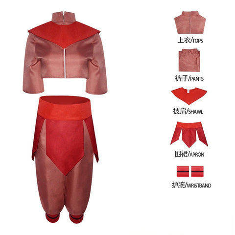Avatar: The Last Airbender Cosplay Costume - Full Set Collection of Aang, Zuko, Katara, Toph, Azula, Korra, Tylee & Mako - Coscosmos