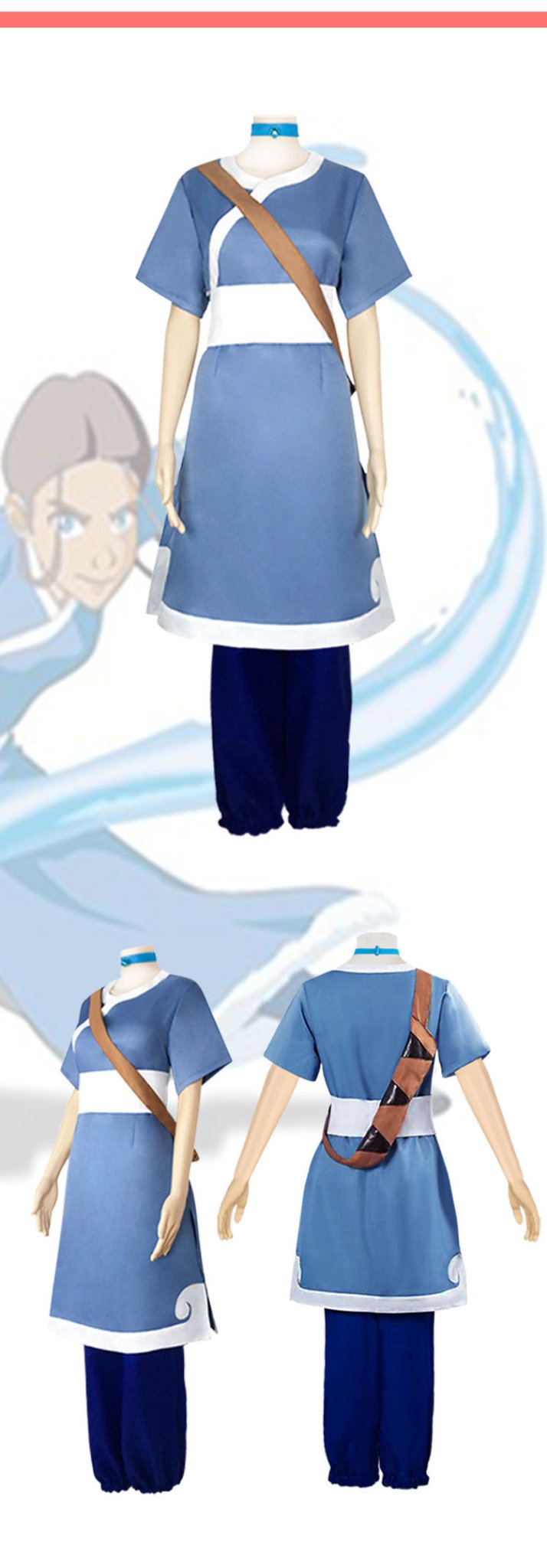 Avatar: The Last Airbender Cosplay Costume - Full Set Collection of Aang, Zuko, Katara, Toph, Azula, Korra, Tylee & Mako - Coscosmos