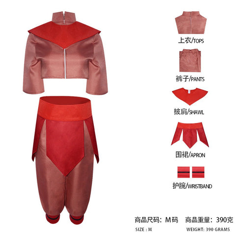 Avatar: The Last Airbender Cosplay Costume - Full Set Collection of Aang, Zuko, Katara, Toph, Azula, Korra, Tylee & Mako - Coscosmos