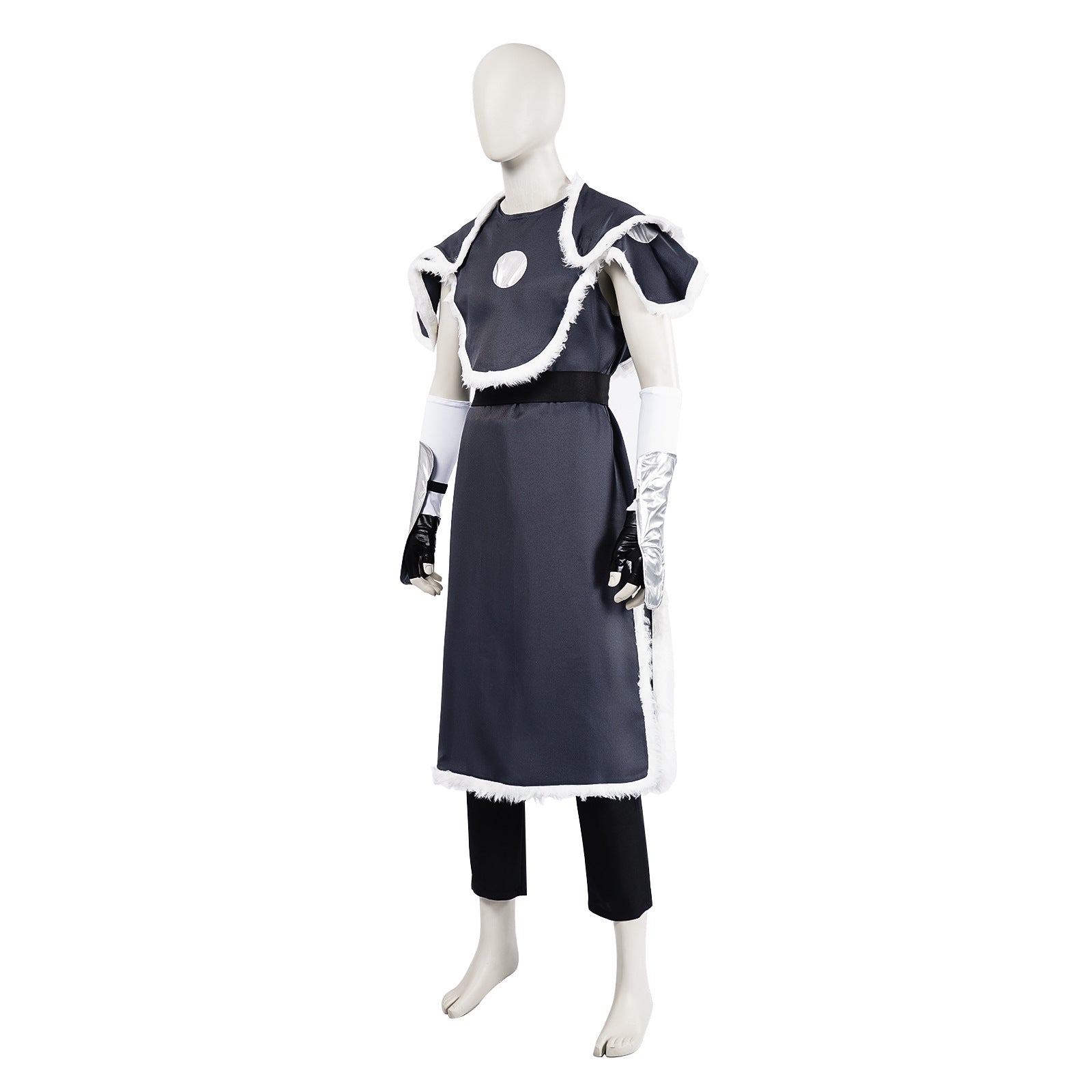 Avatar The Last Airbender Legend of Korra Sokka Cosplay Costume Set - Complete Outfit with Cape, Top, Robe, Waistband, Arm Guards, Gloves - Coscosmos
