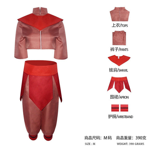 Avatar: The Last Airbender - Tai Li Official Cosplay Costume Full Set - Coscosmos