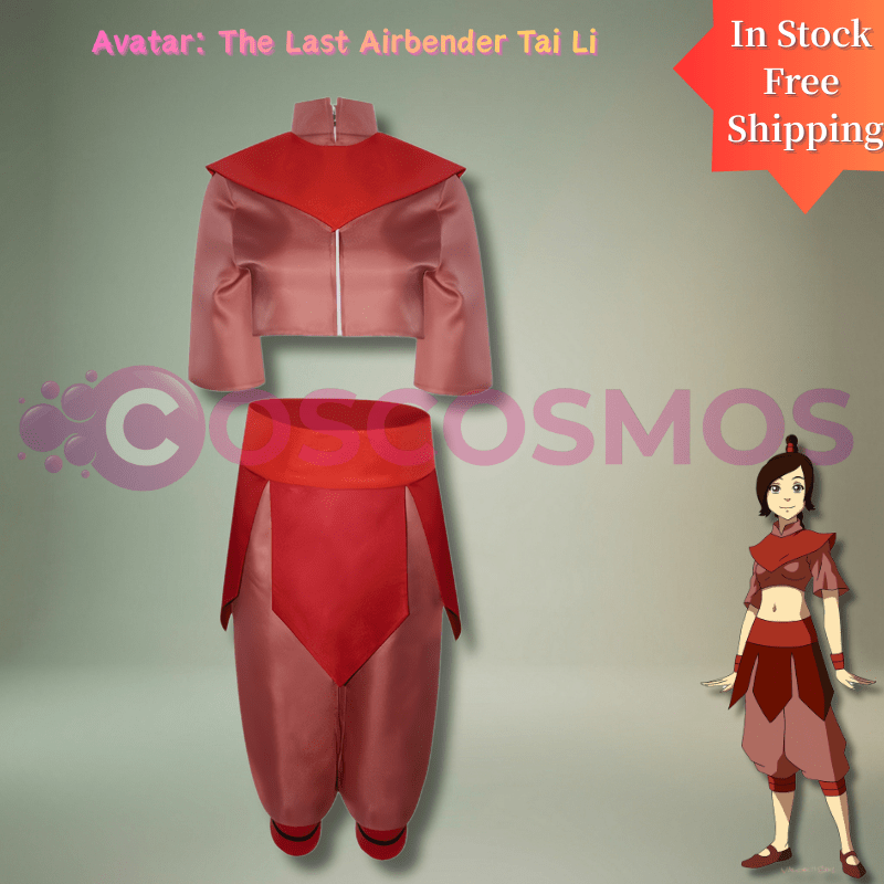 Avatar: The Last Airbender - Tai Li Official Cosplay Costume Full Set - Coscosmos