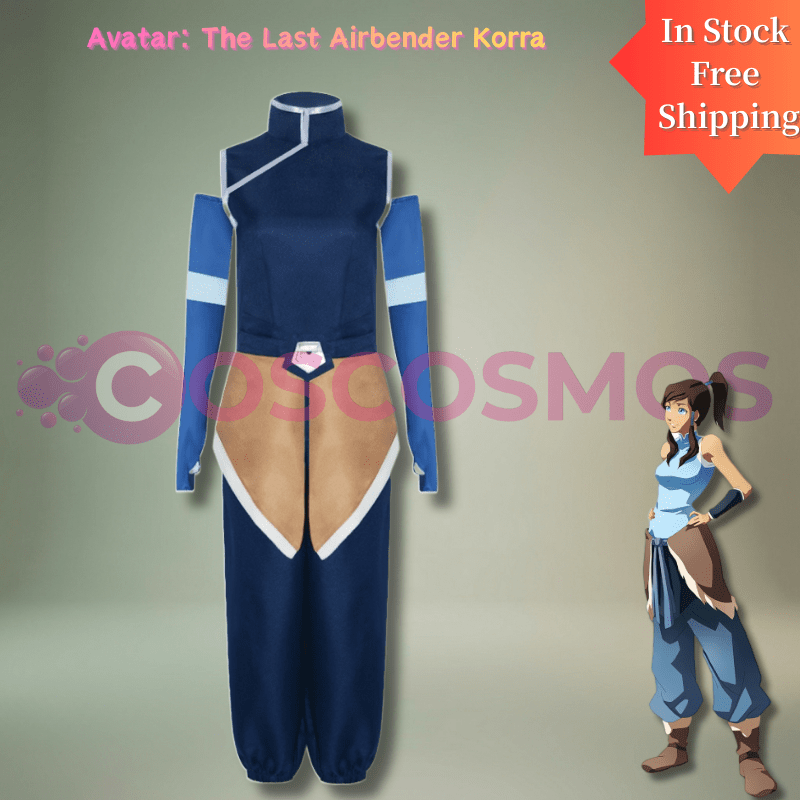 Avatar: The Last Airbender & The Legend of Korra Cosplay Costume - Official Style Korra Outfit Full Set - Coscosmos