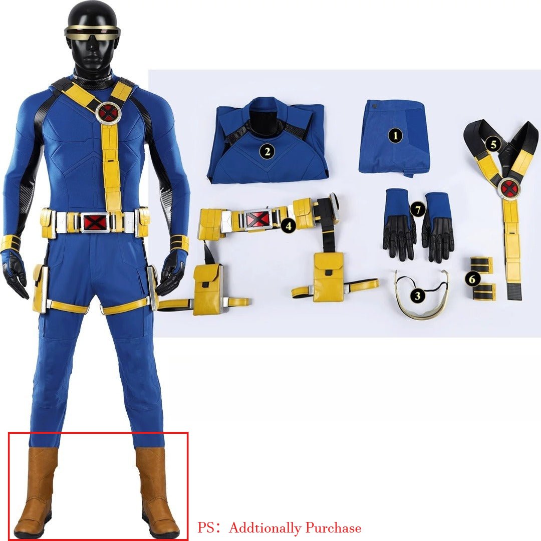 Avengers: Doomsday Cyclops Cosplay Costume - Coscosmos