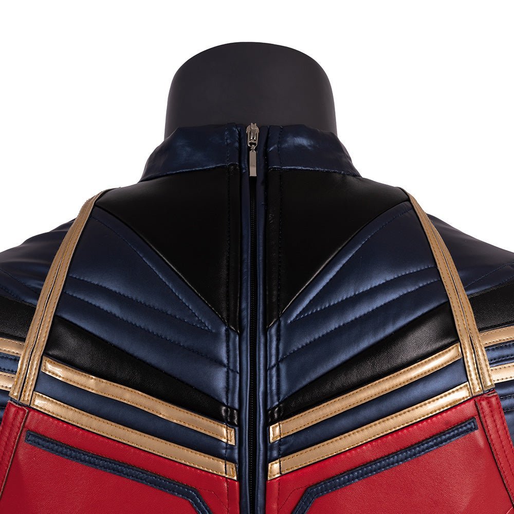 Avengers Endgame Captain Marvel Cosplay Costume - Premium Quality Movie Replica - Coscosmos