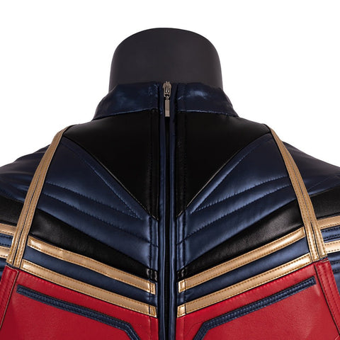 Avengers Endgame Captain Marvel Cosplay Costume - Premium Quality Movie Replica - Coscosmos