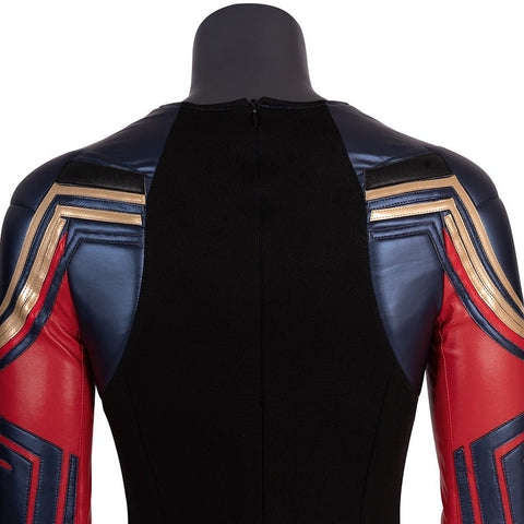 Avengers Endgame Captain Marvel Cosplay Costume - Premium Quality Movie Replica - Coscosmos