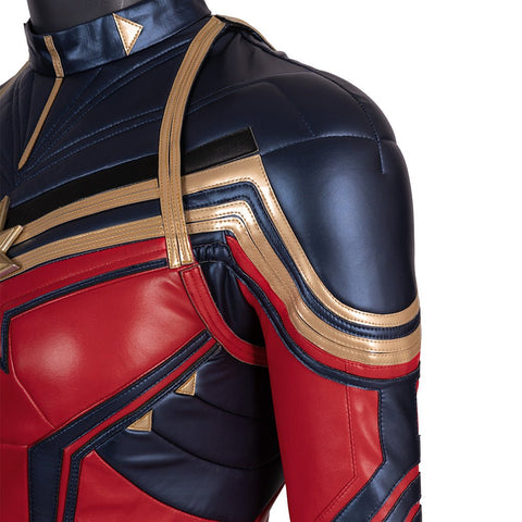 Avengers Endgame Captain Marvel Cosplay Costume - Premium Quality Movie Replica - Coscosmos
