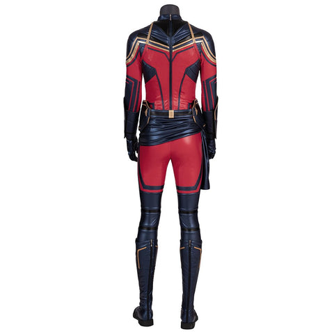 Avengers Endgame Captain Marvel Cosplay Costume - Premium Quality Movie Replica - Coscosmos