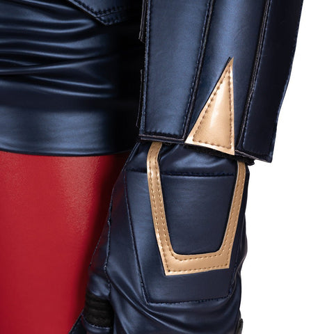Avengers Endgame Captain Marvel Cosplay Costume - Premium Quality Movie Replica - Coscosmos