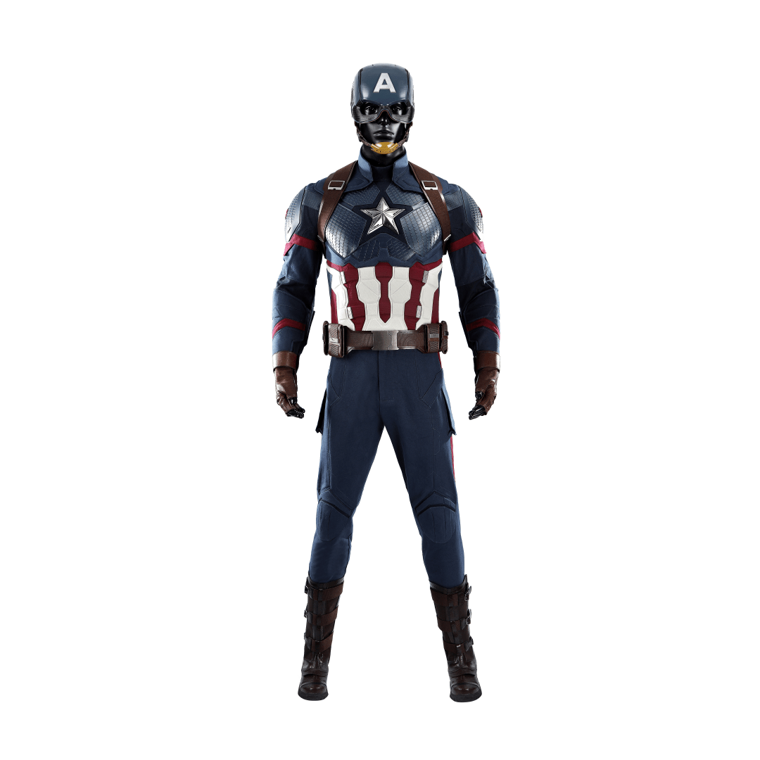 Avengers: Endgame Steve Rogers Captain America Cosplay Costume - Coscosmos
