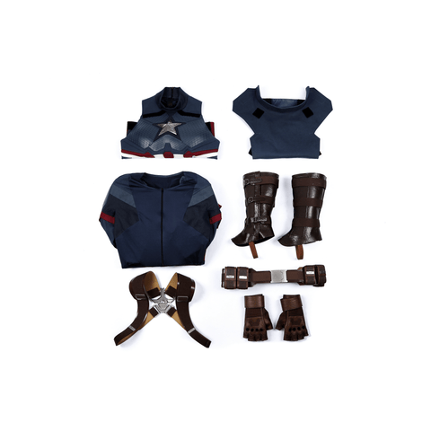 Avengers: Endgame Steve Rogers Captain America Cosplay Costume - Coscosmos
