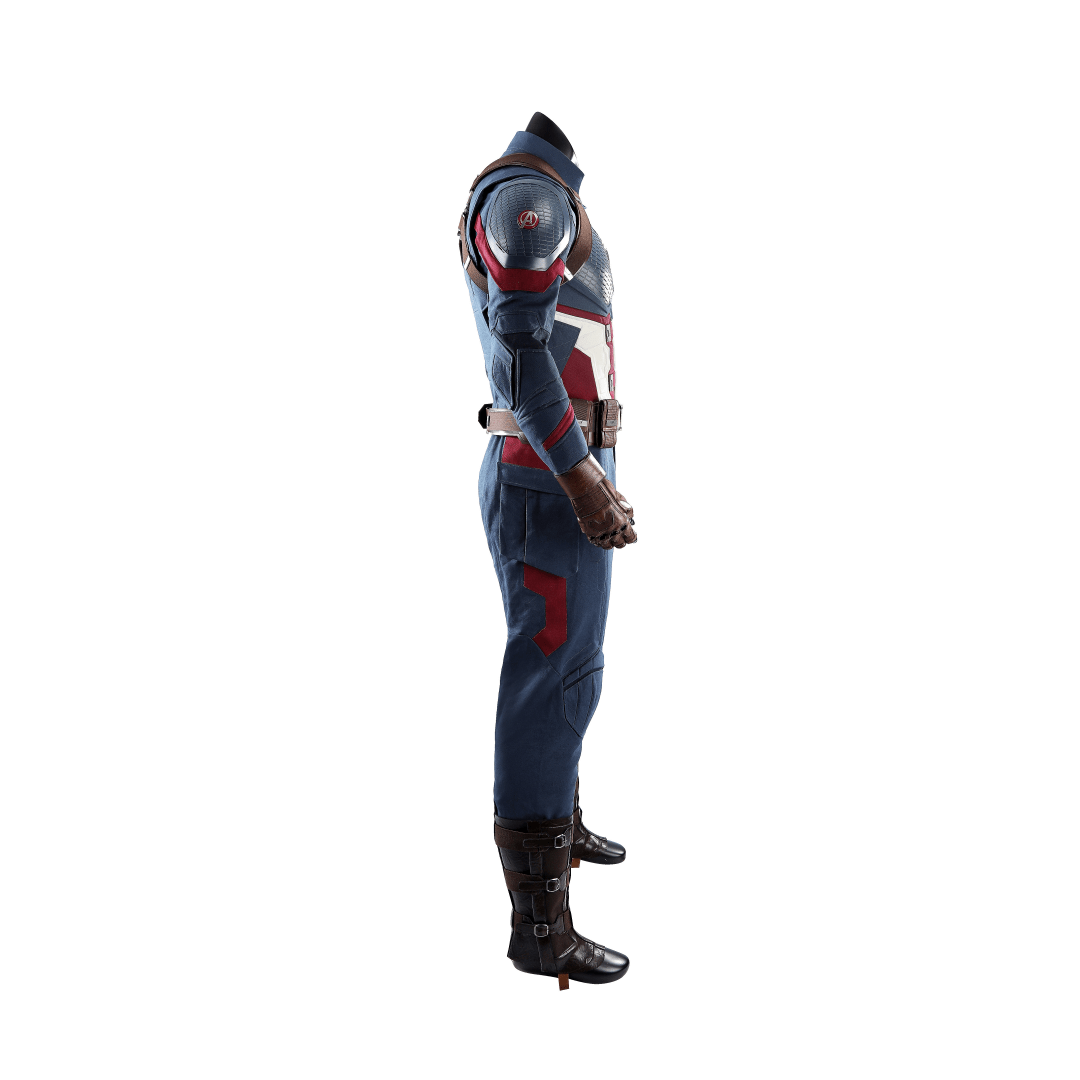 Avengers: Endgame Steve Rogers Captain America Cosplay Costume - Coscosmos
