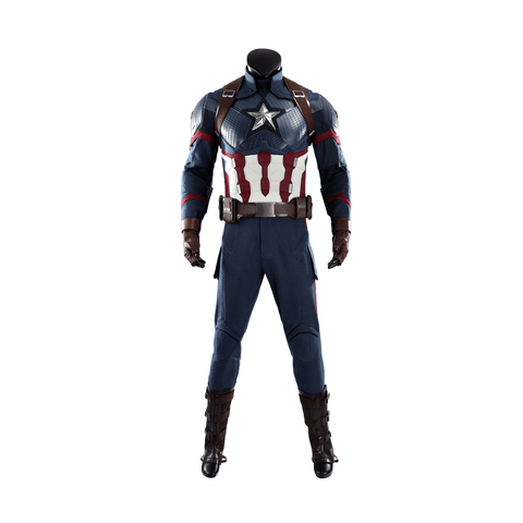 Avengers: Endgame Steve Rogers Captain America Cosplay Costume - Coscosmos