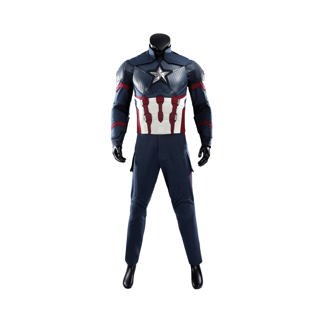 Avengers: Endgame Steve Rogers Captain America Cosplay Costume - Coscosmos