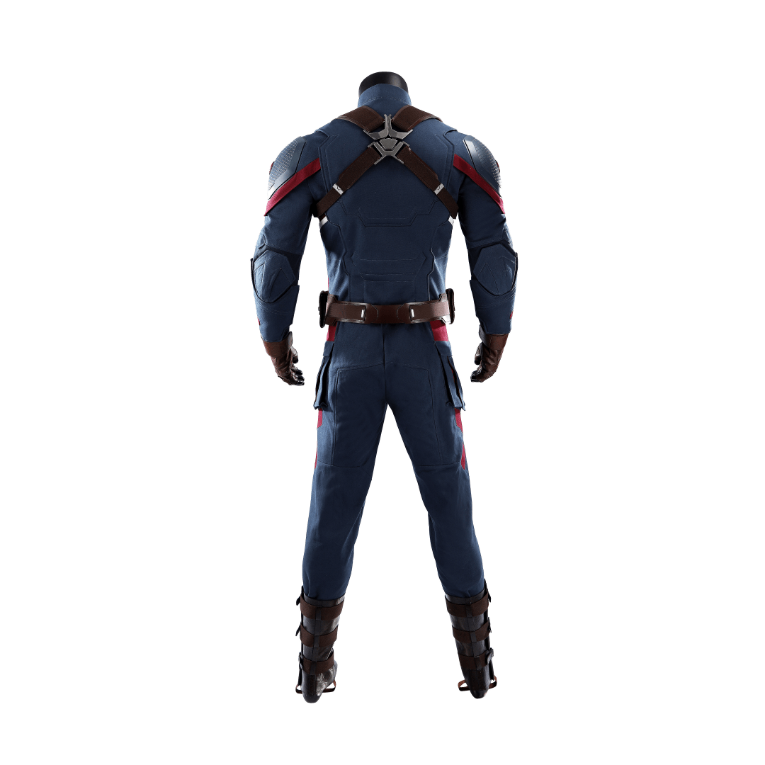 Avengers: Endgame Steve Rogers Captain America Cosplay Costume - Coscosmos