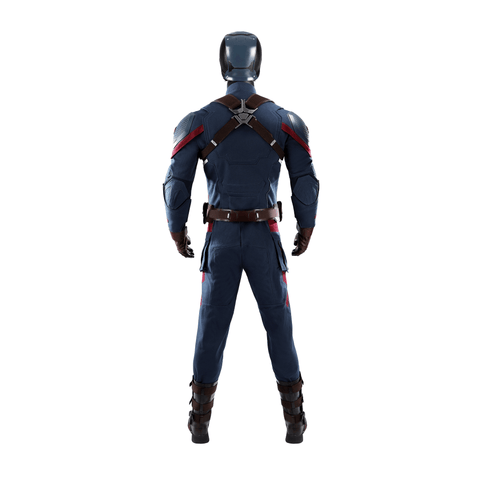 Avengers: Endgame Steve Rogers Captain America Cosplay Costume - Coscosmos