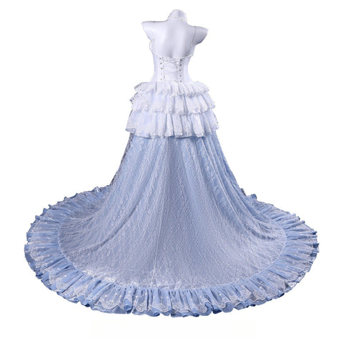 Azur Lane Cheshire Oath Wedding Dress Cosplay Costume - Coscosmos