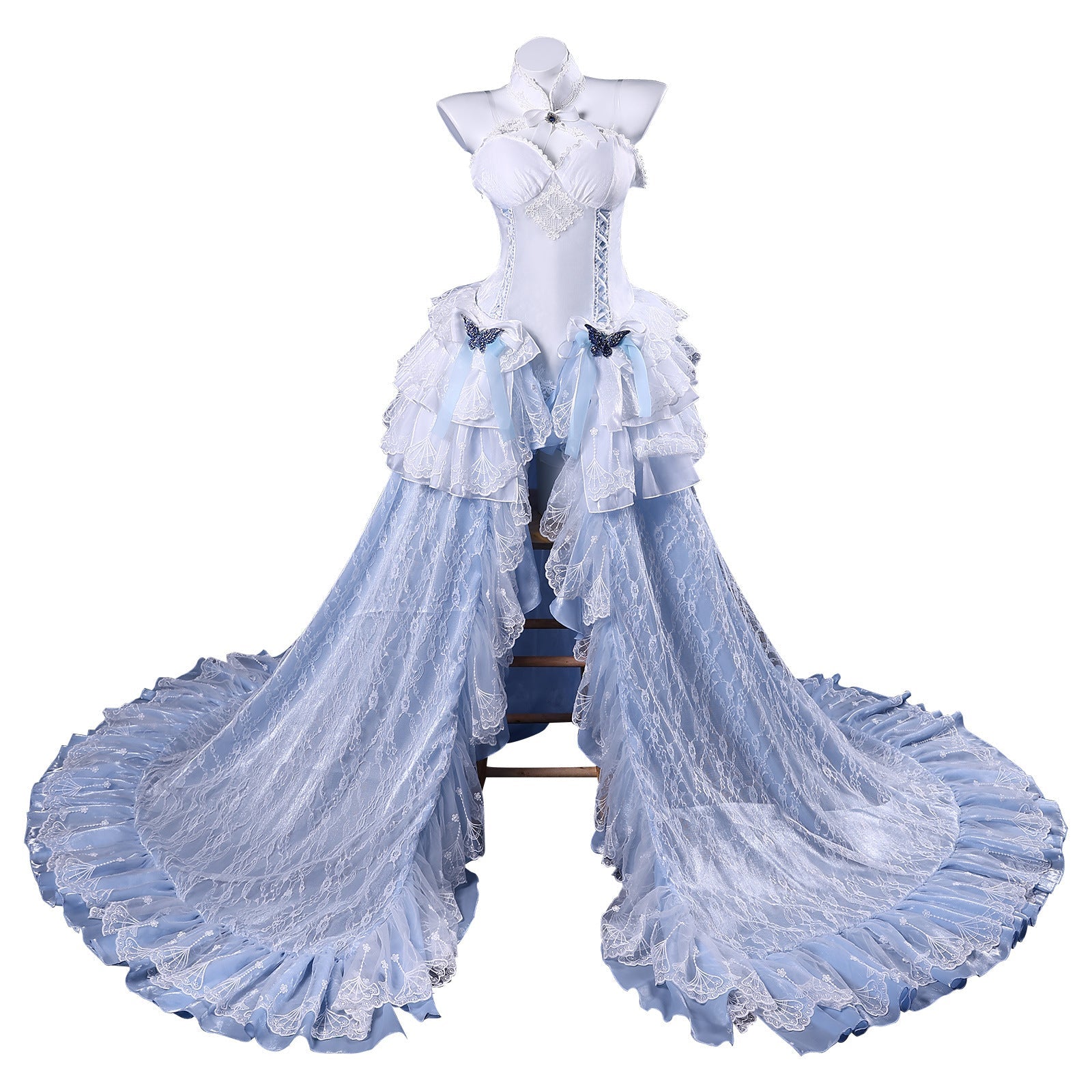 Azur Lane Cheshire Oath Wedding Dress Cosplay Costume - Coscosmos