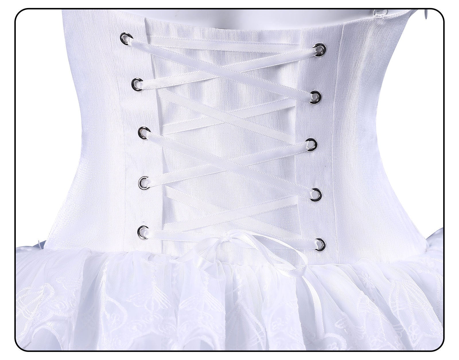 Azur Lane Cheshire Oath Wedding Dress Cosplay Costume - Coscosmos