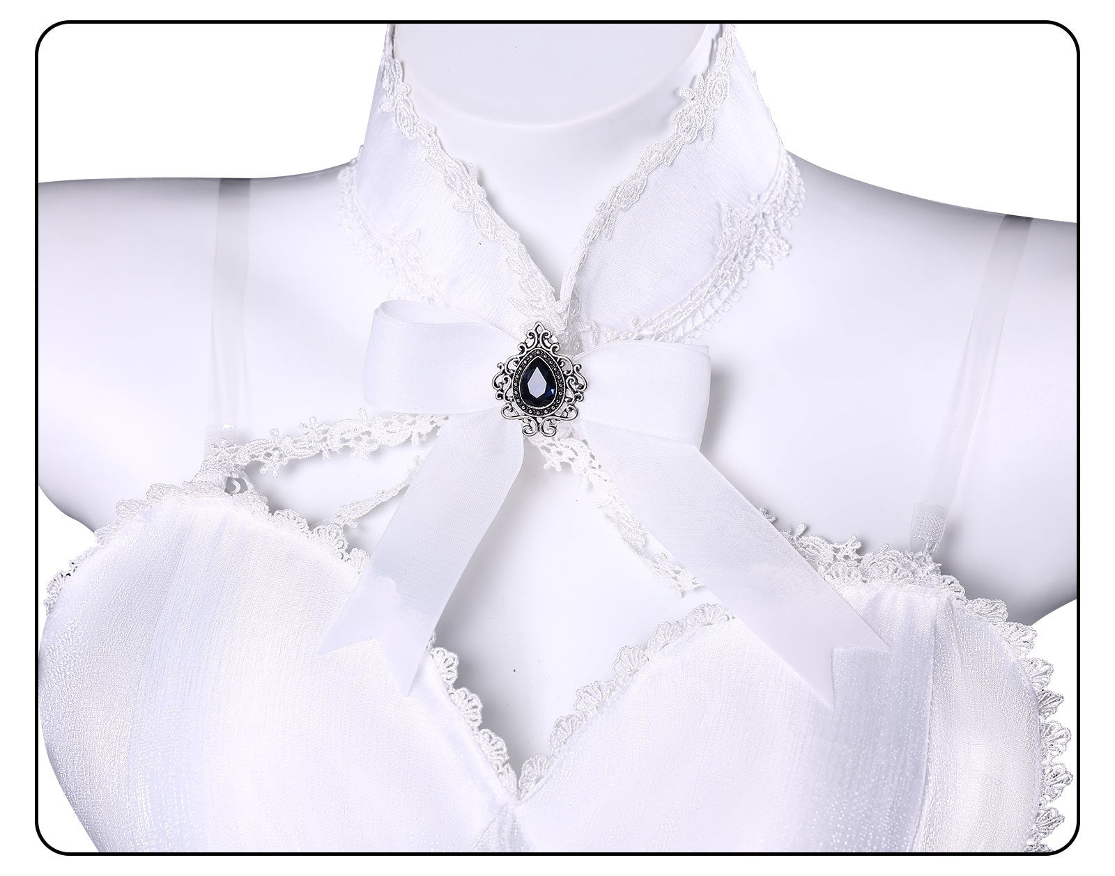 Azur Lane Cheshire Oath Wedding Dress Cosplay Costume - Coscosmos