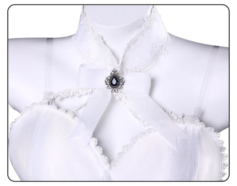 Azur Lane Cheshire Oath Wedding Dress Cosplay Costume - Coscosmos