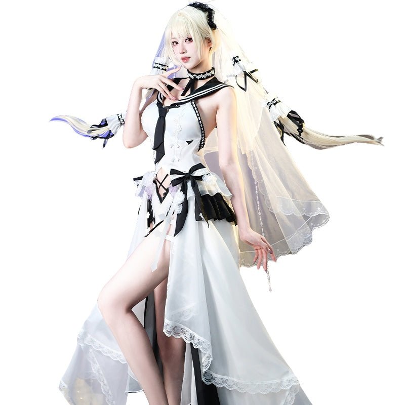 Azur Lane Cosplay Costume "Dressing Up as a Lady" Formidable Cosplay Outfit Women's Game Full Set - Coscosmos