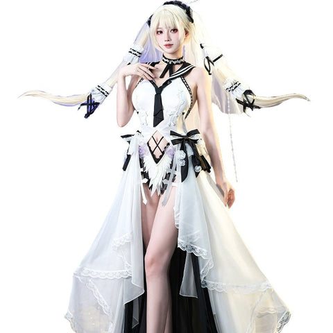 Azur Lane Cosplay Costume "Dressing Up as a Lady" Formidable Cosplay Outfit Women's Game Full Set - Coscosmos