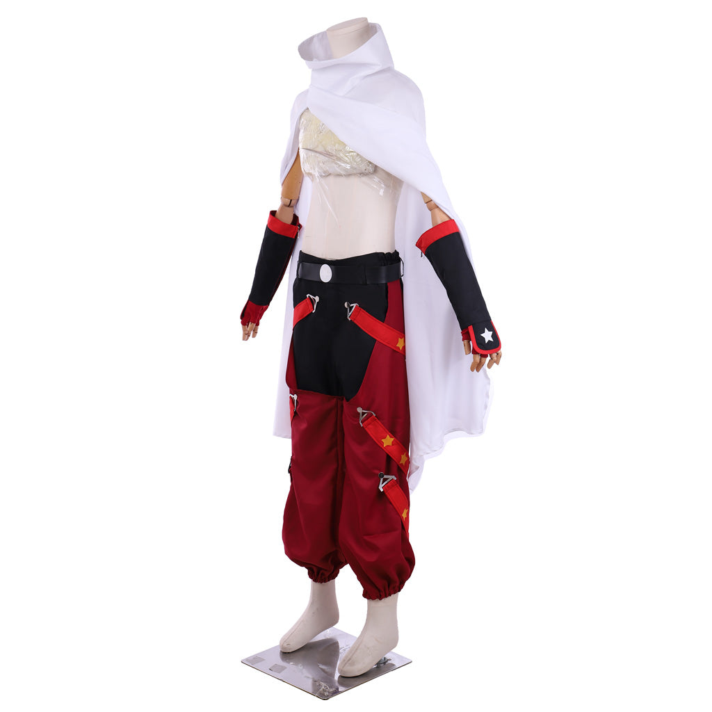 Shaman King The Super Star Yoh Asakura Cosplay Costume Outfits With Cloak