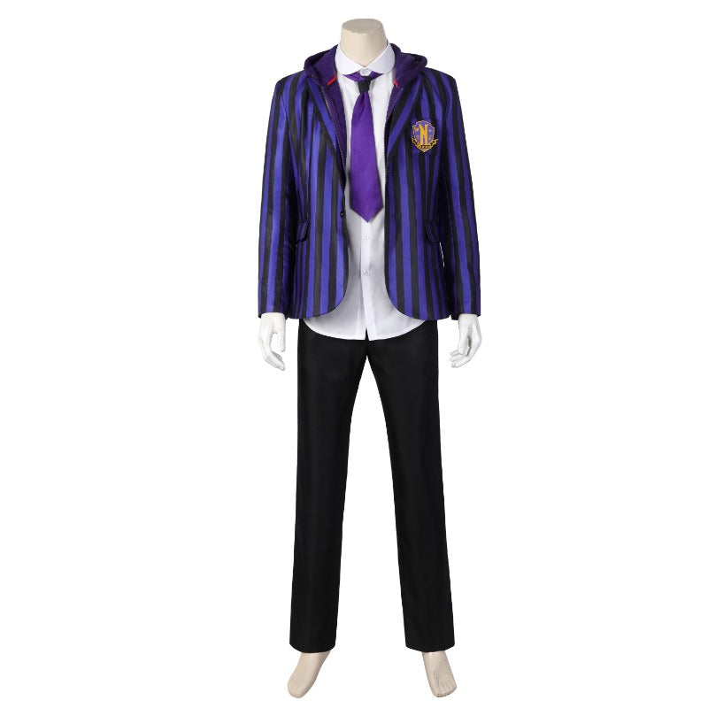 Wednesday Addams Xavier Thorpe Ajax Petropolus Cosplay Costume Halloween Outfit