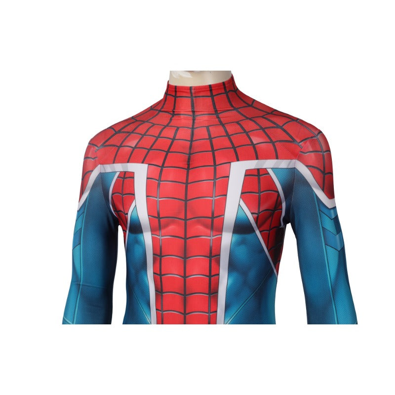 Marvel Spider-Man PS5 Spider-UK Battle Suit Cosplay Bodysuit Halloween Costume