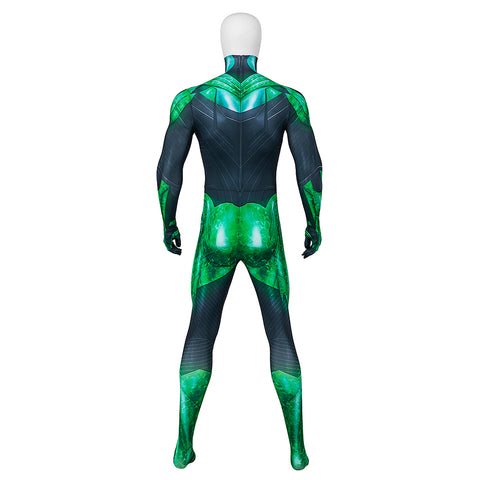 Game Suicide Squad Kill the Justice League Green Lantern Cosplay Bodysuit - Halloween Costume