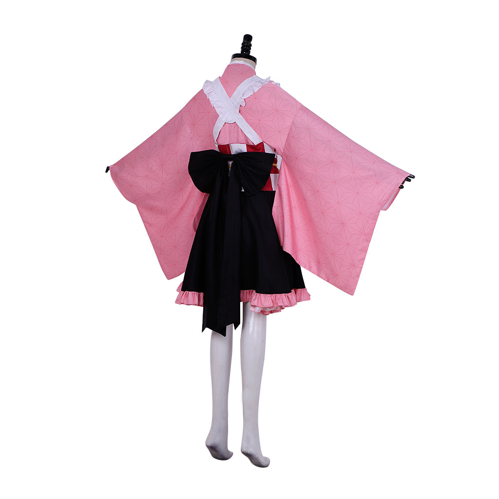 Demon Slayer Kamado Nezuko Maid Cosplay Costume | Anime-Inspired Fancy Dress