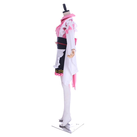 Demon Slayer Kanroji Mitsuri Maid Outfit Cosplay Costume