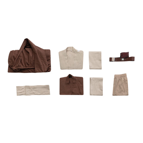 Star Wars Kenobi Cosplay Costume Deluxe Complete Set for Men Obi-Wan Kenobi Movie Outfit