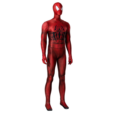 Scarlet Spider Cosplay Costume - Spider-Man: Across the Spider-Verse Authentic Outfit