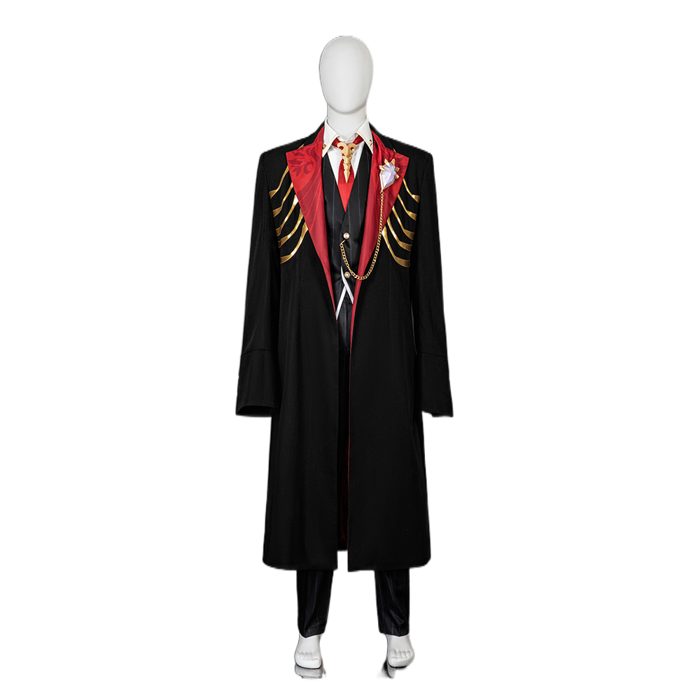 Disfraz de Duke Inferno Ifrit Costume, Honkai Star Rail Game Cosplay Outfit with Crown