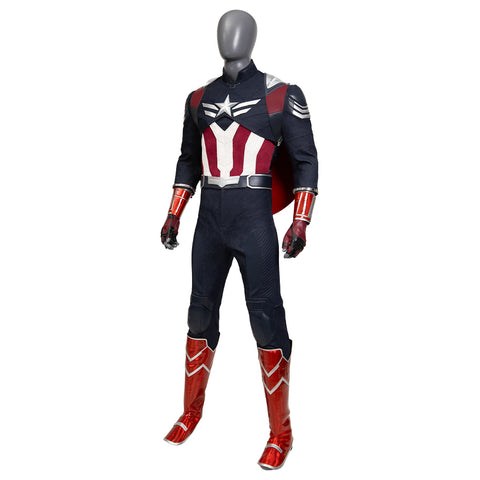 Captain America 4 Cosplay Costumes Sam Wilson Top Level Suits