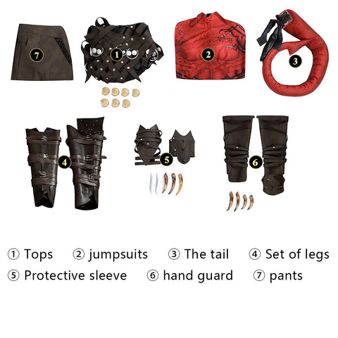 Baldur's Gate 3 Karlach Collectible Statue - The Fierce Tiefling Barbarian - Coscosmos