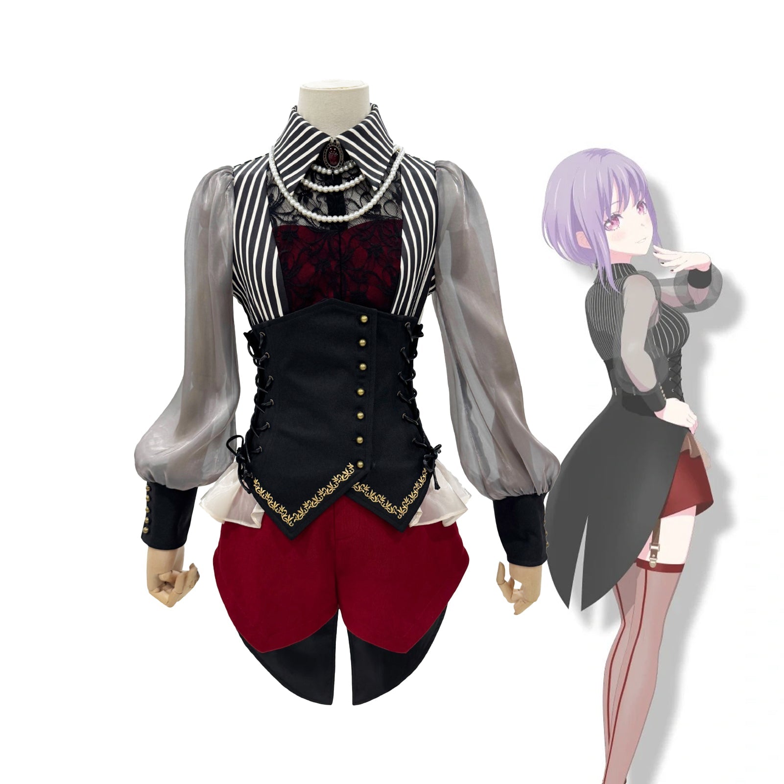 BanG Dream! Ave Mujica Wakutenshi Wakamatsu Cosplay Costume - Premium Quality Anime Outfit - Coscosmos