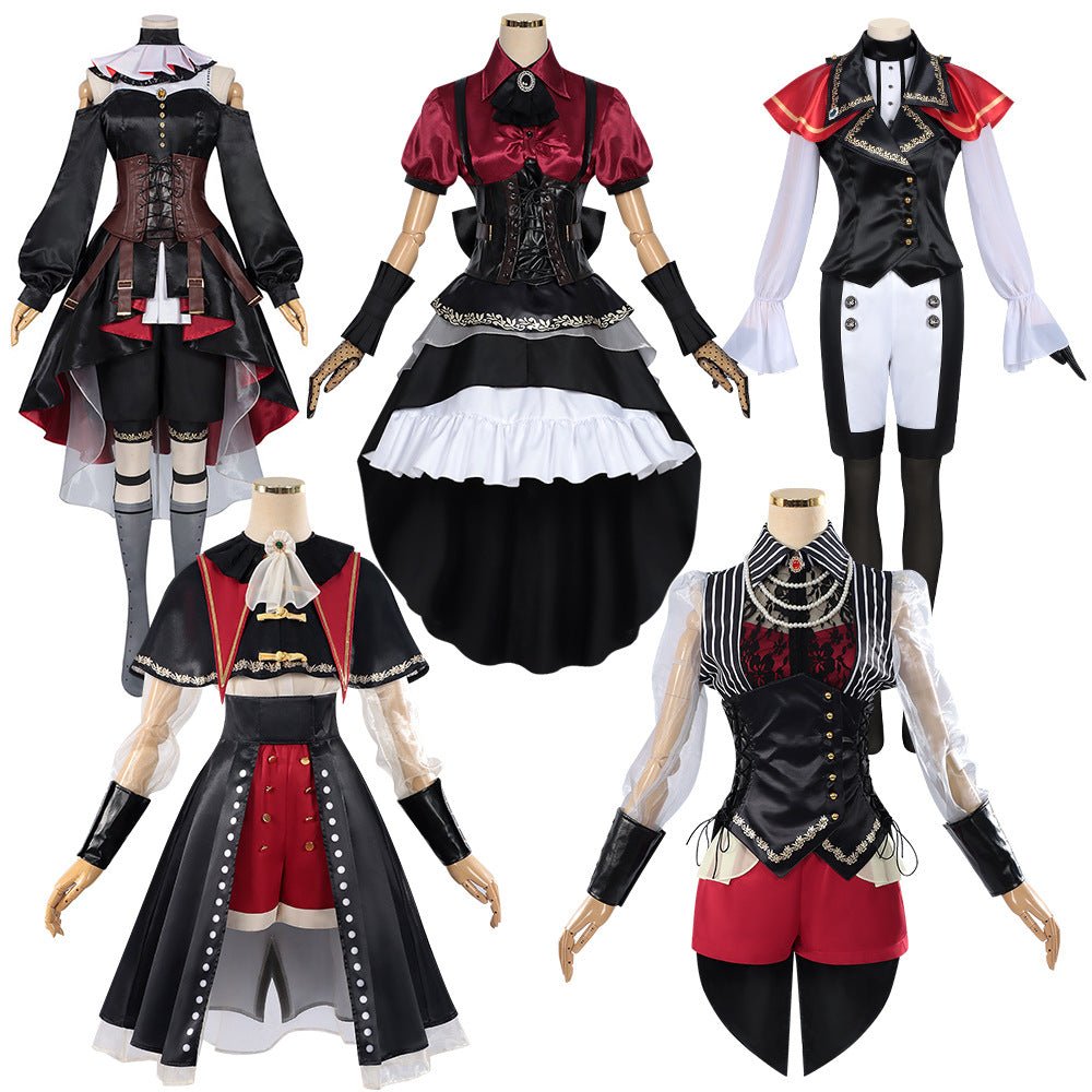 BanG Dream! Nyamu, Mortis,Timoris, Saori, Hatsuha Full Cosplay Costume - Authentic Anime Outfit - Coscosmos