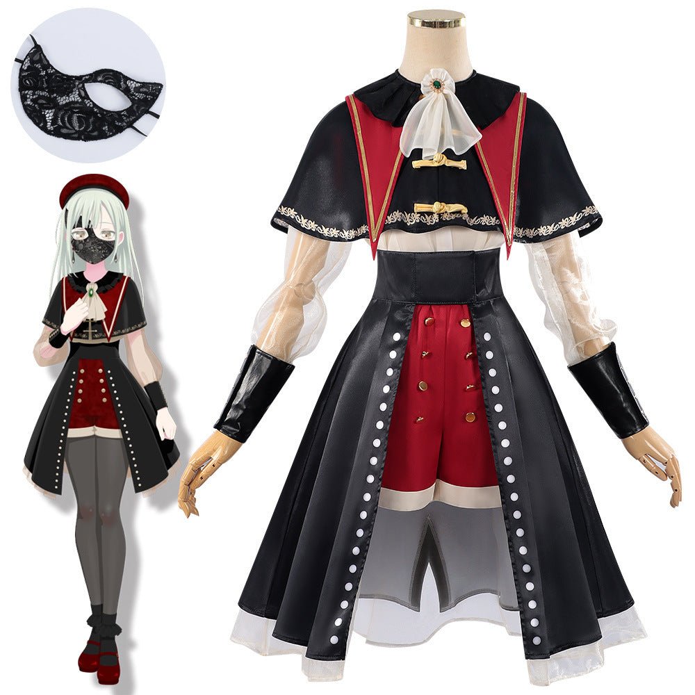 BanG Dream! Nyamu, Mortis,Timoris, Saori, Hatsuha Full Cosplay Costume - Authentic Anime Outfit - Coscosmos