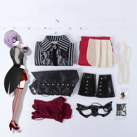 BanG Dream! Nyamu, Mortis,Timoris, Saori, Hatsuha Full Cosplay Costume - Authentic Anime Outfit - Coscosmos