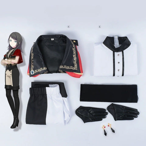 BanG Dream! Nyamu, Mortis,Timoris, Saori, Hatsuha Full Cosplay Costume - Authentic Anime Outfit - Coscosmos
