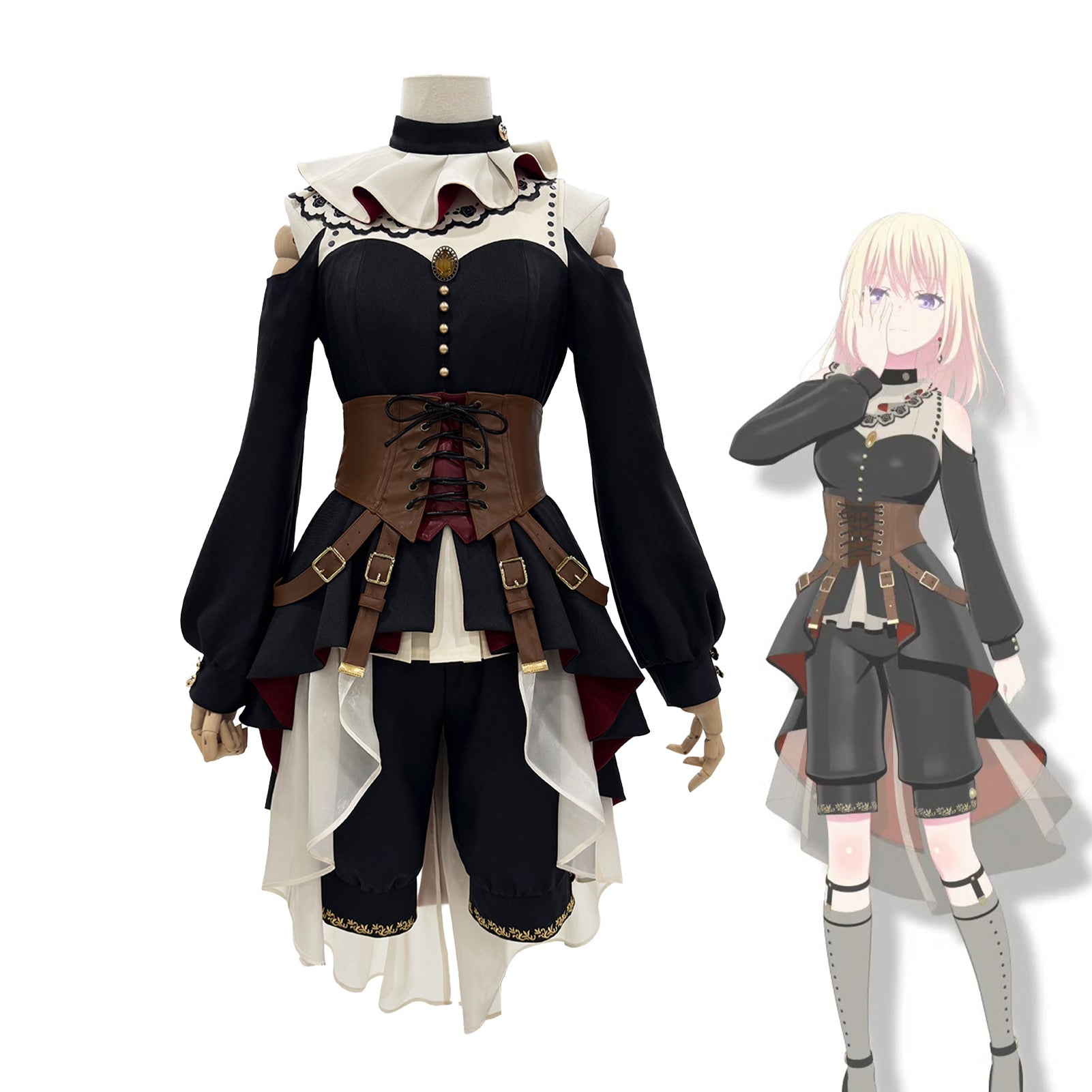 BanGDream Ave Mujica Doloris Cosplay Costume - High Quality Anime Outfit - Coscosmos